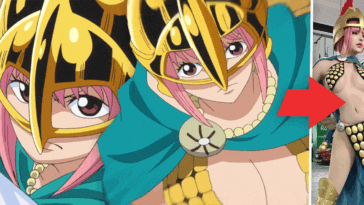 One Piece: este cosplay de Rebecca con armadura de gladiador es una pequeña maravilla