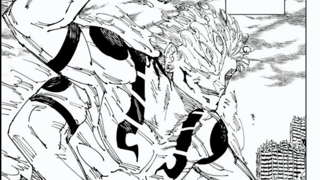 Ryomen Sukuna en el manga Jujutsu Kaisen