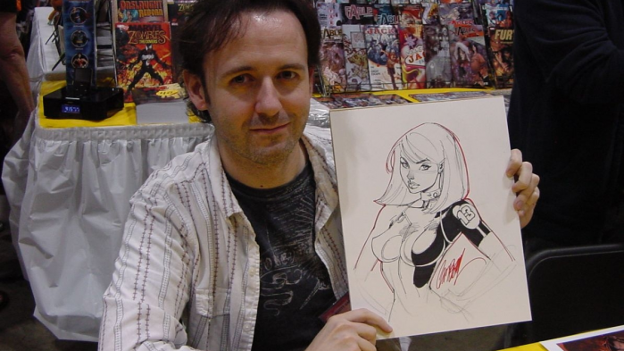 Imagen del artista J. Scott Campbell.