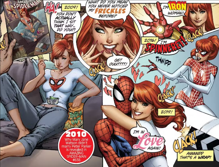 Mary Jane Watson por J. Scott Campbell