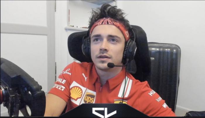 Charles Leclerc en Twitch