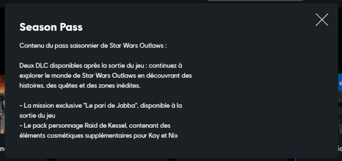 Pase de temporada de los Forajidos de Star Wars