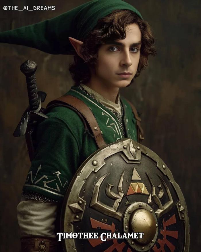 Timothée Chalamet como enlace