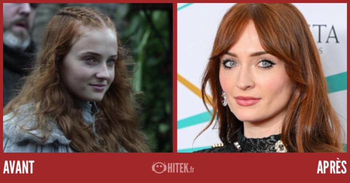 antes después juego de tronos 2024 sophie turner