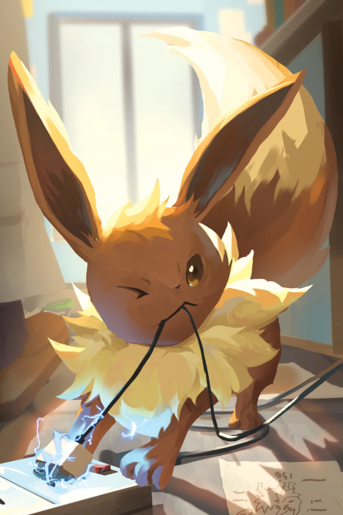 Pokémon Eevee a punto de