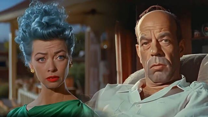 Marge y Homero Simpson