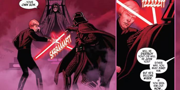 luke skywalker vs darth vader sith