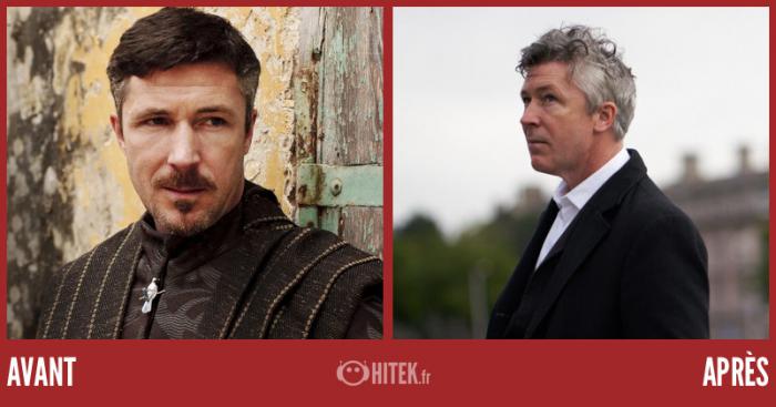 antes después juego de tronos 2024 parte 2 Aidan gillen