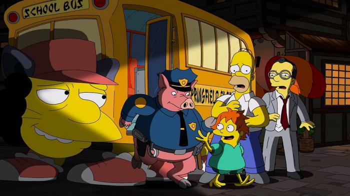 Los Simpson rinden homenaje a Miyazaki