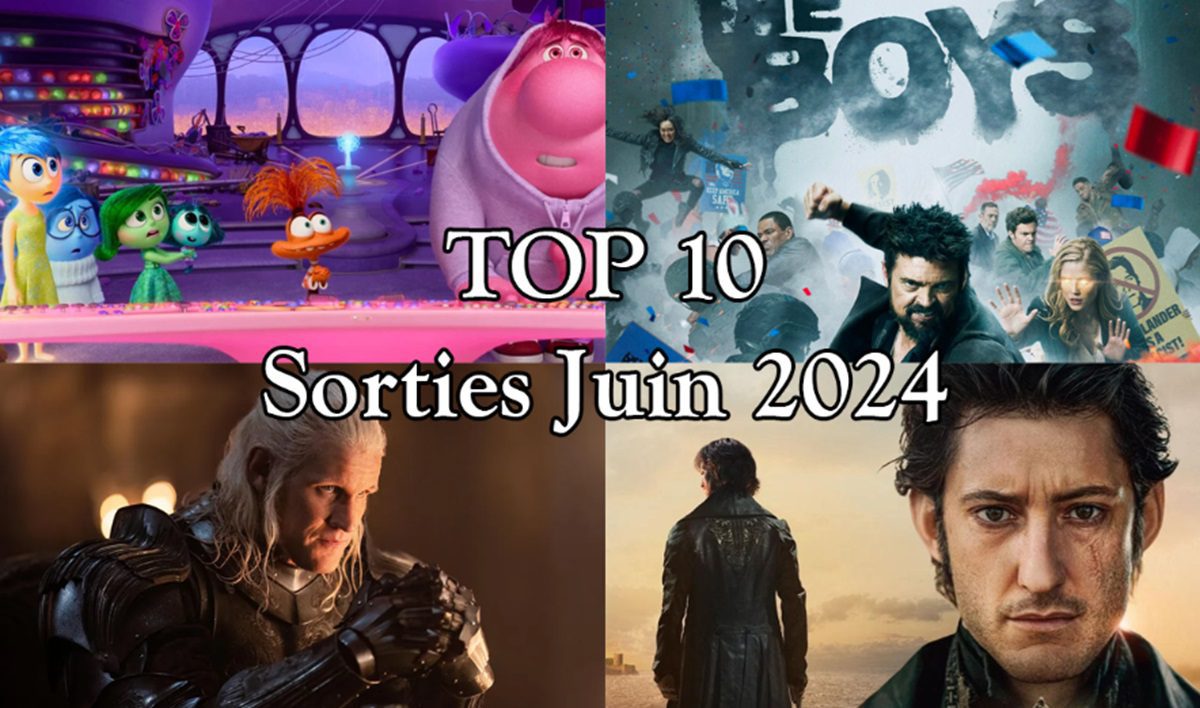 top 10 sorties juin 2024