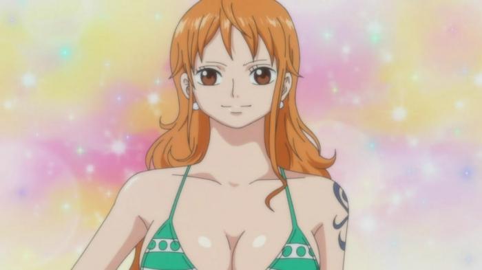 Nami en una pieza