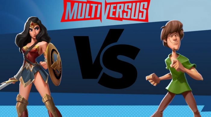 multiversus warner bros Wonderwoman vs Shaggy