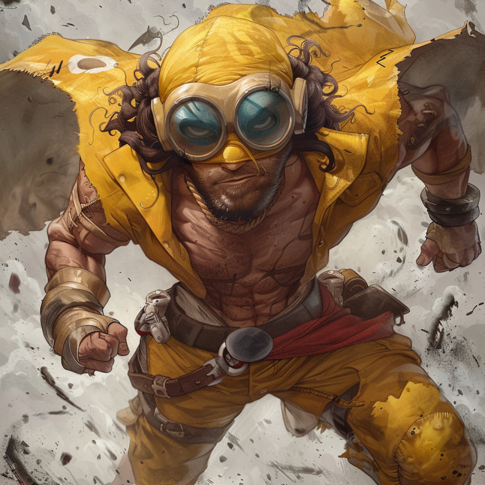 superhéroe de una pieza a mitad del viaje 4