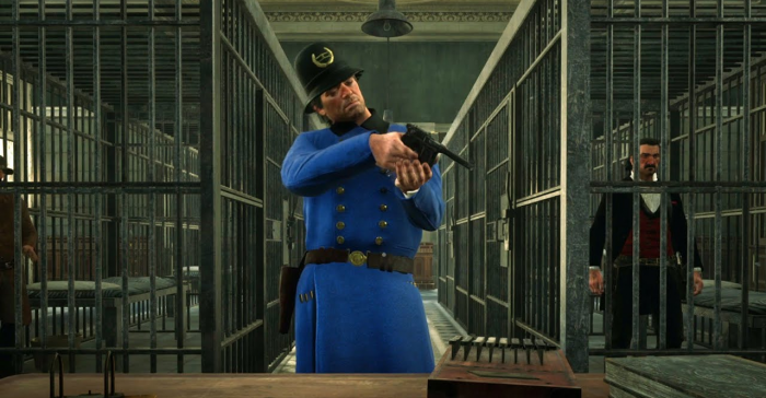 Red Dead Redemption 2 Arthur Morgan se une a la policía de Saint Denis