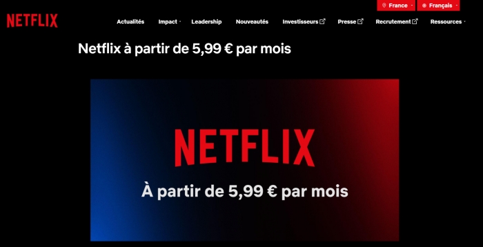 anuncios de suscripción de netflix