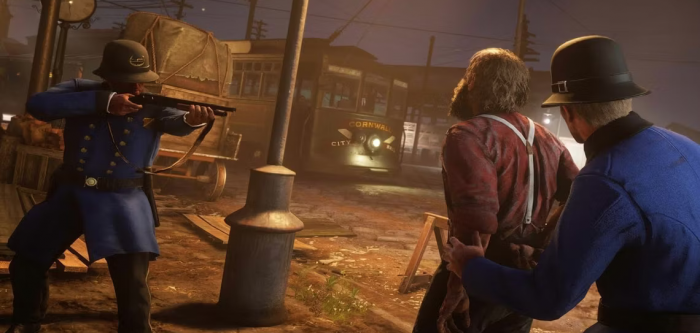 Red Dead Redemption 2 policía