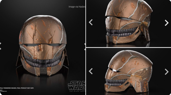 Star Wars The Acolyte: el casco del misterioso Sith saldrá a la venta 4 hasbro el casco compinche