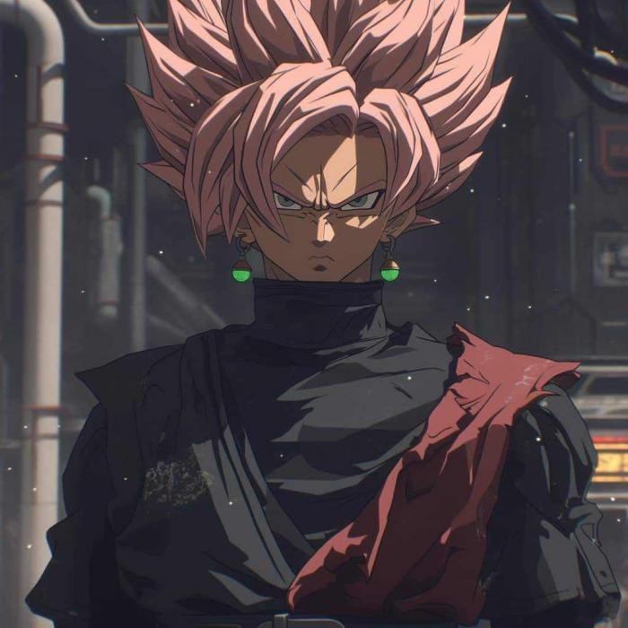 Dragon Ball Super: 8 Goku Black revisitado 7 gokû negro desde el frente
