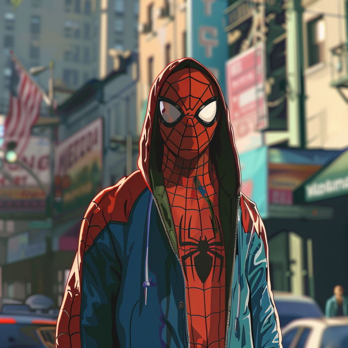 superhéroes a mitad del viaje marvel dc gta 5