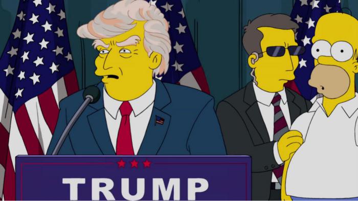 Elección de Donald Trump en Los Simpson
