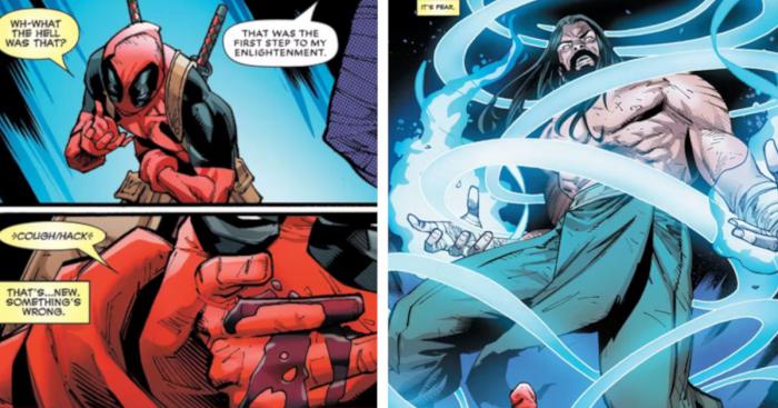 agarre de la muerte deadpool comics maravilla