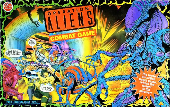 Operación juego de mesa Aliens