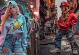 Mario, Pikachu, Link: 17 personajes de Nintendo renovados con estilo urbano 34 Mario, Pikachu, Link: 17 personajes de Nintendo renovados con estilo urbano
