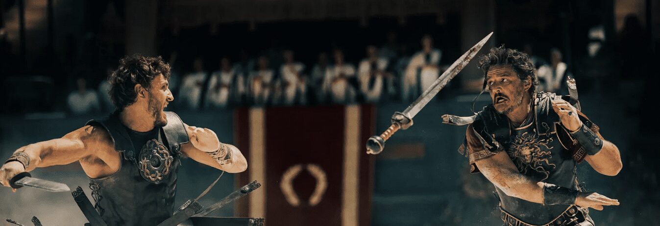 Gladiator II: Primer vistazo a Pedro Pascal y Paul Mescal como gladiadores