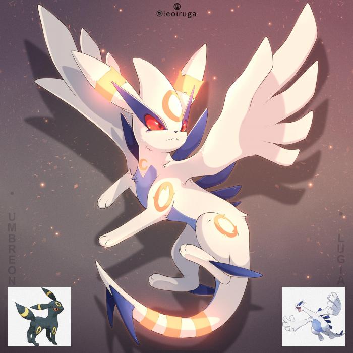 Fusión de Noctali y Lugia