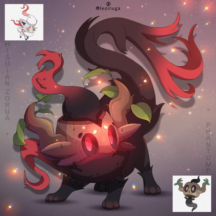 Fusión de Zorua de Hisui y Brocélôme
