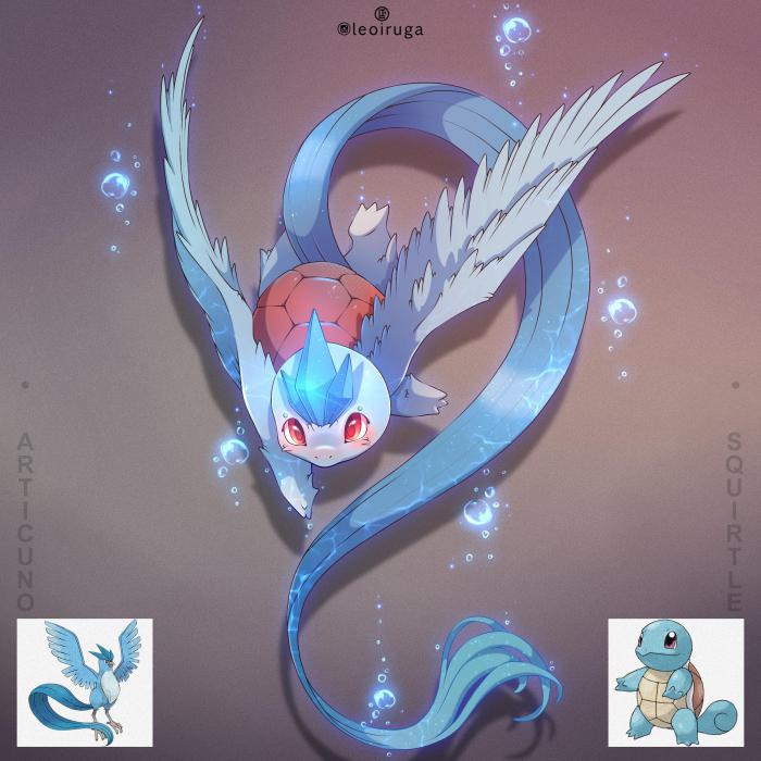 Fusión de Articuno y Squirtle