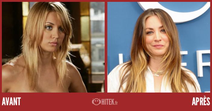 antes después encantada 2024 kaley cuoco