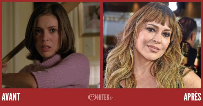 antes después encantada 2024 alyssa milano