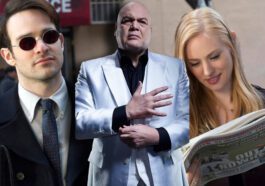 Daredevil: The Kingpin es amenazador en esta foto publicada por Deborah Ann Woll (Karen Page)