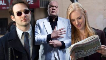Daredevil: The Kingpin es amenazador en esta foto publicada por Deborah Ann Woll (Karen Page)