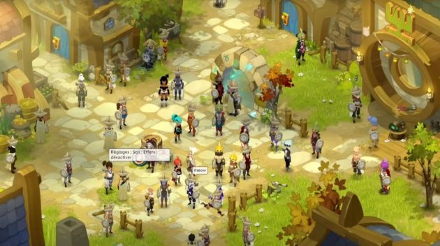 reunión de jugadores en Dofus