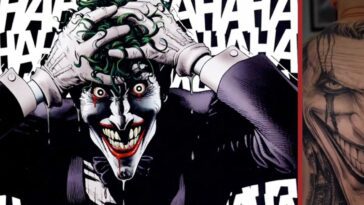 Batman: el Joker literalmente cobra vida en este extraordinario tatuaje (video)