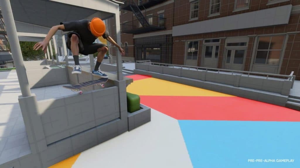 Skater en el juego Skate