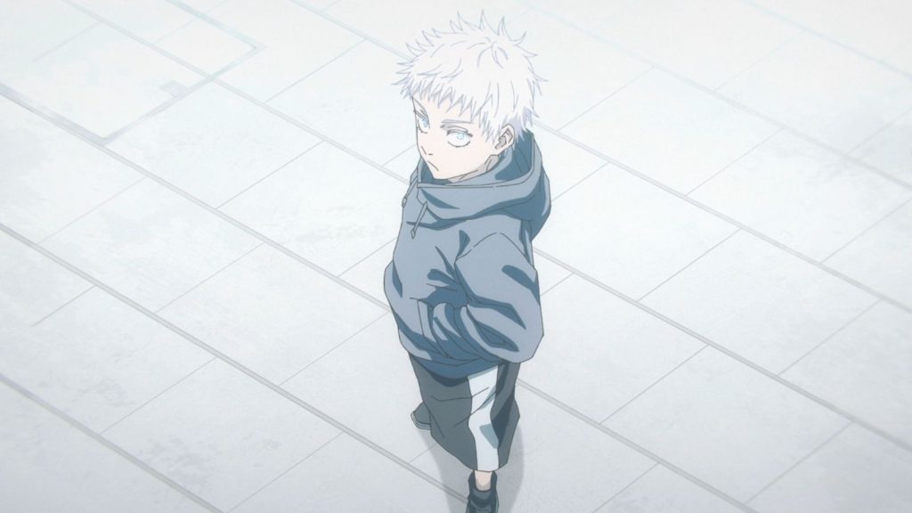 Satoru Gojo de niño en Jujutsu Kaisen