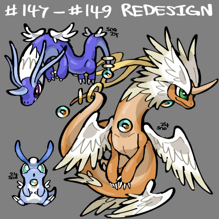 Pokémon: imagina sus versiones de los titulares de Rouge et Bleu, un resultado sublime 37 Nuevo diseño inicial