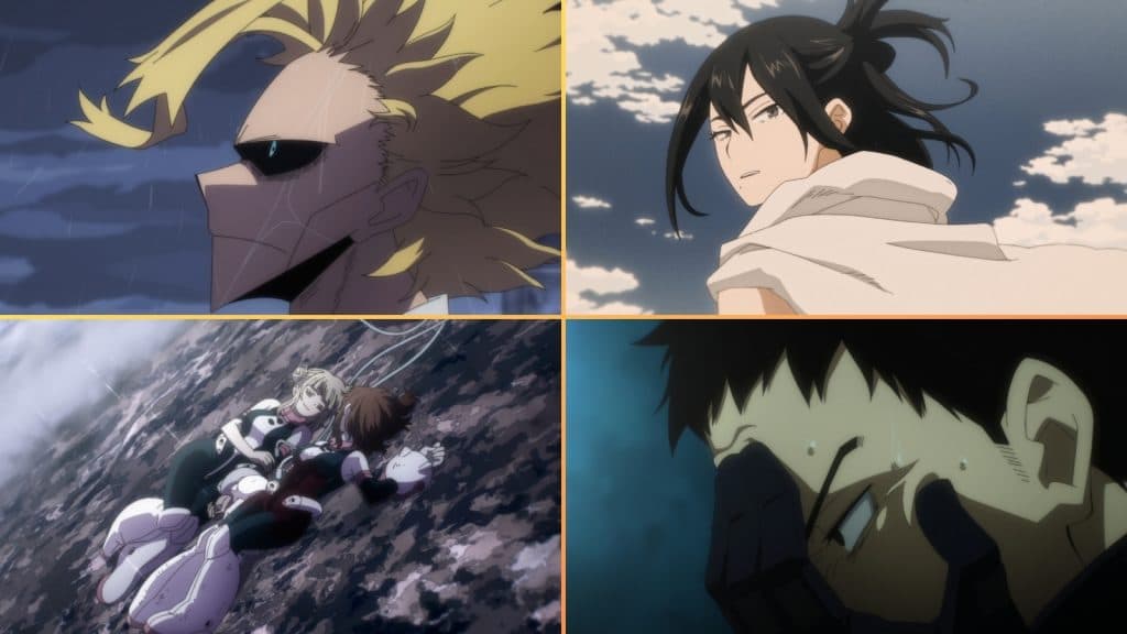 Los diferentes personajes del episodio 21 de la temporada 7 de My Hero Academia