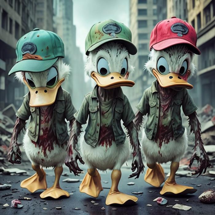 Disney: 6 personajes de Disney en el modo Disney The Walking Dead 6 Riri Fifi y Loulou