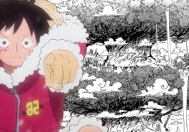 un bateau pirate avec une tête de lion (thousand sunny) dans one piece