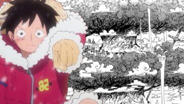 un bateau pirate avec une tête de lion (thousand sunny) dans one piece