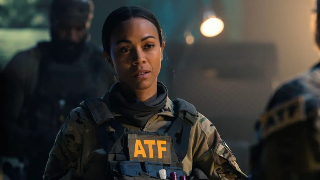 Zoe Saldana alias Joe en la serie Lioness