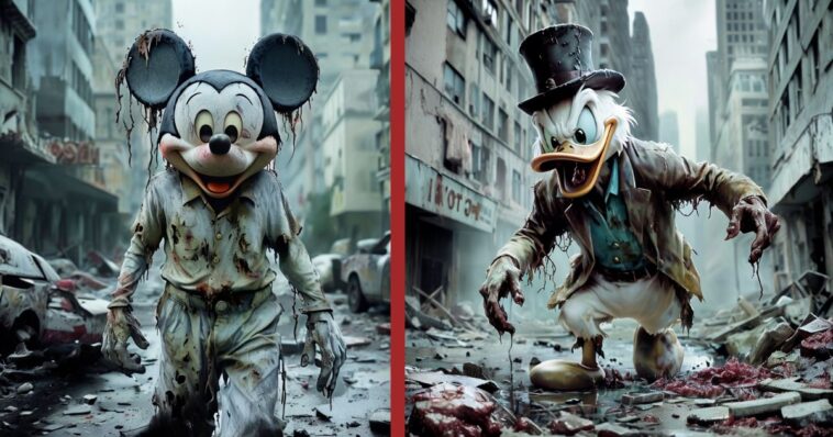 Disney: 6 personajes de Disney en el modo Disney The Walking Dead 1 Disney: 6 personajes de Disney en el modo Disney The Walking Dead