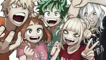 les couvertures des premier et dernier manga My Hero Academia