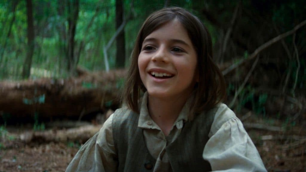 El joven Nicholas Scratch en el bosque en Agatha All Along