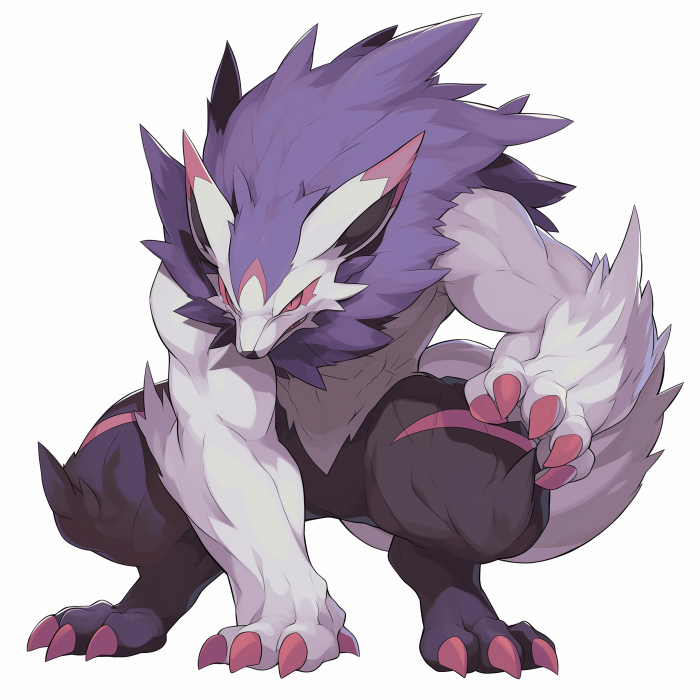 Umbragar: Pokémon legendario de tipo oscuro/lucha