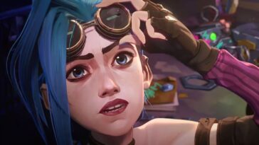 Vi en position de combat, maquillée en noir et blanc dans la saison 2 d